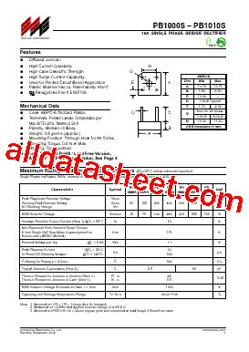 Pb S Datasheet Pdf Won Top Electronics