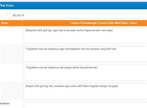 Tips Membuat Catatan Wali Kelas Di Raport Loker Pegawai