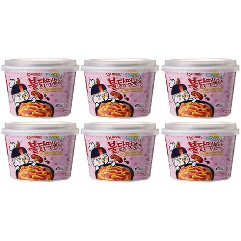 Get Samyang Buldak Carbo Hot Chicken Flavour Topokki Bowl Pack Of 6