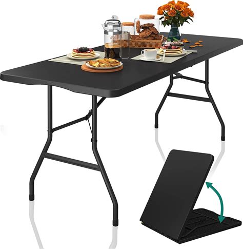 YITAHOME 6FT Folding Camping Table With Handle 180 X 75 X 74cm Heavy