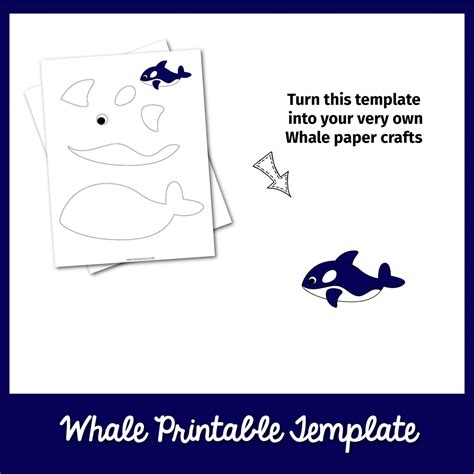 Whale Craft Template – MicheleTripple