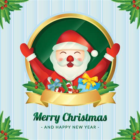 Santa Claus Social Media Poster 15289262 Vector Art at Vecteezy