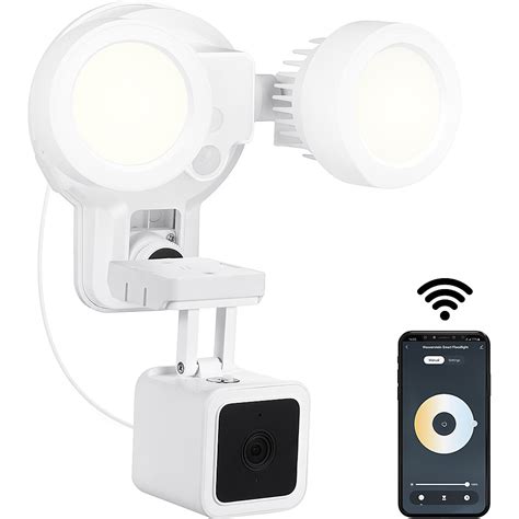 Best Buy Wasserstein Wired Smart Floodlight With Charger And Mount For