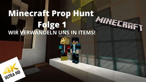 Wir verstecken uns als Blöcke Minecraft Prop Hunt Folge 1 YouTube