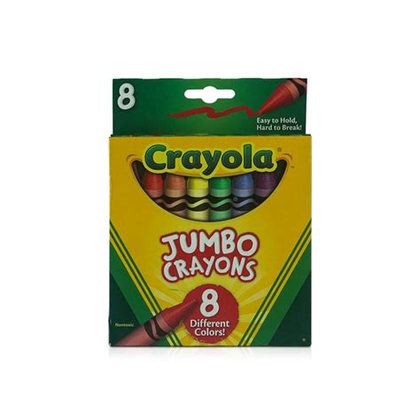 Crayola Jumbo Crayons 8 Pack Waitrose Uae And Partners