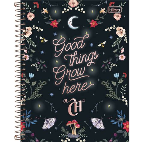 Caderno Colegial Tilibra Capricho Mat Rias Folhas