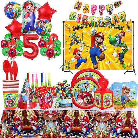 Super Brother Birthday Party Décorations Enfants Garçon Assiettes en