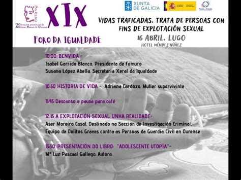 Xix Foro Da Igualdade Femuro Federaci N Provincial De Mulleres