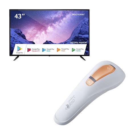 Combo Casa Smart Tela Dled 43 Full HD Multi E Depilador Por Luz