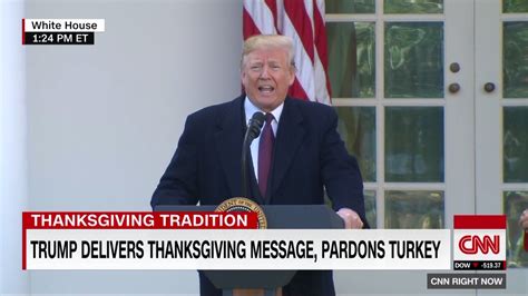 Live Updates President Trump Pardons A Turkey