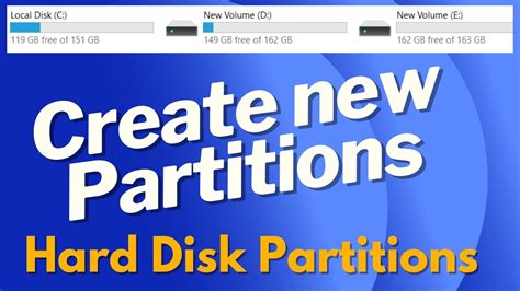 How To Create Partition In Windows 10 Windows 11 Create Hard Disk