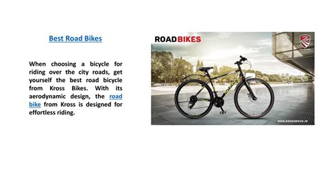 Ppt Best Road Bikes Powerpoint Presentation Free Download Id11724384