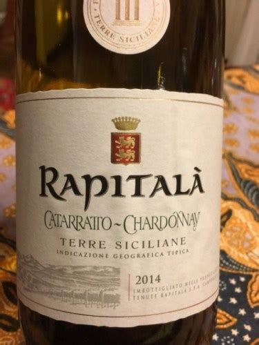 Tenuta Rapitalà Catarratto Chardonnay Sicilia Vivino US