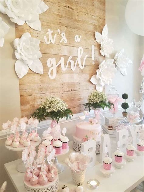 Baby Shower Party Ideas Photo 1 Of 38 Girl Shower Themes Girl Baby