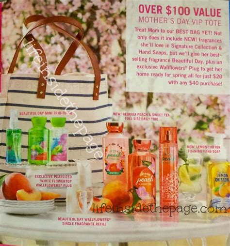 Life Inside The Page Bath Body Works Mother S Day Tote Bag