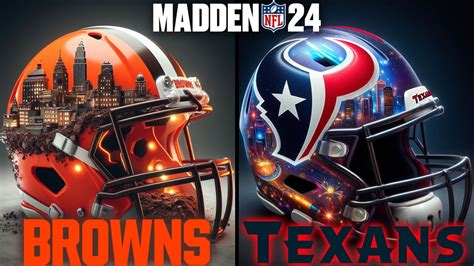 Browns Vs Texans Simulation Week Madden Ps Updated Rosters