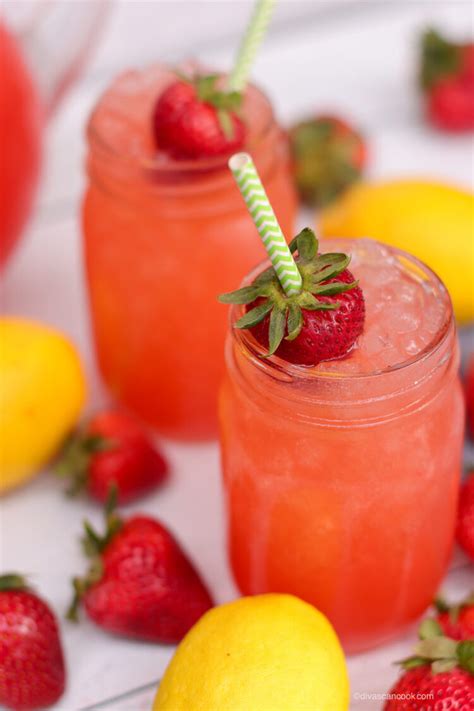 The Best Homemade Strawberry Lemonade Recipe Country Style