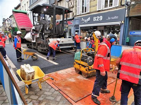 A Bernay La Voirie Refaite Rue Thiers Lors D Un Chantier Rondement Men