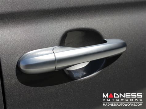 Fiat 500 Door Handle Set Satin Finish 500 Madness Auto Parts And