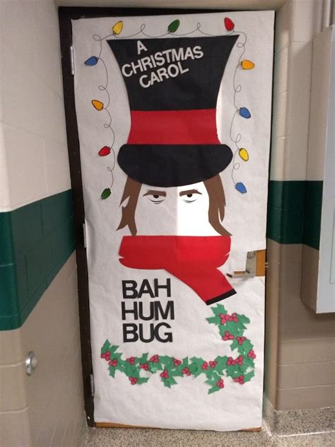 A Christmas Carol Classroom Door Christmas Classroom Classroom