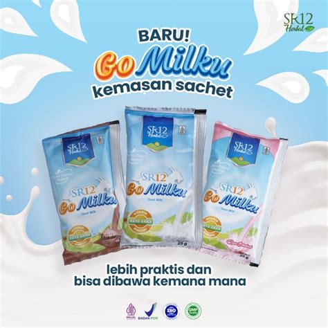 Jual Gomilku Sr Sachet Go Milku Sr Original Vanilla Coklat