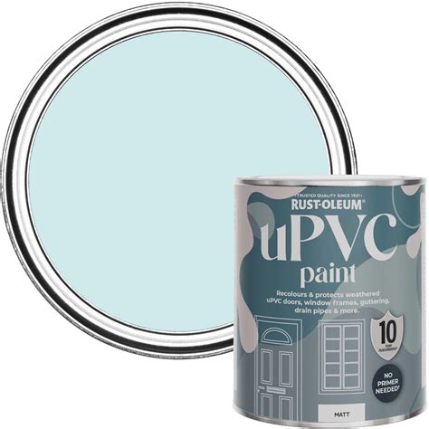 Rust Oleum Upvc Door And Window Paint Matt Duck Egg 750ml Blue