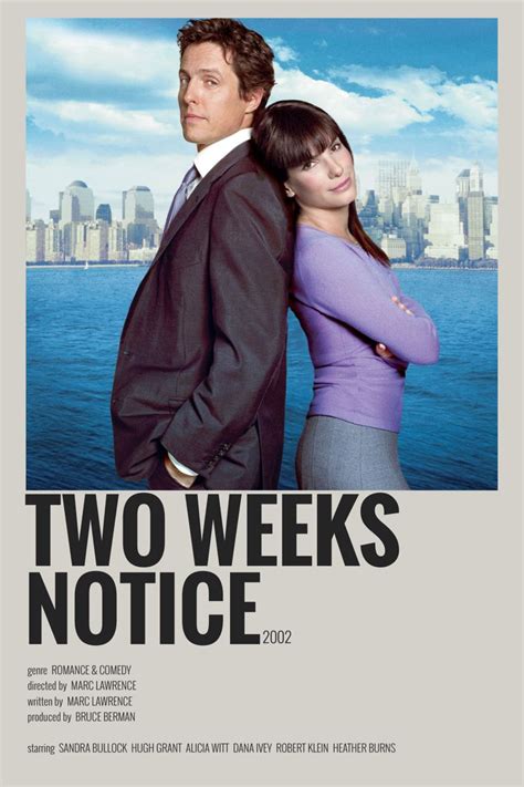 Two weeks notice polaroid poster – Artofit