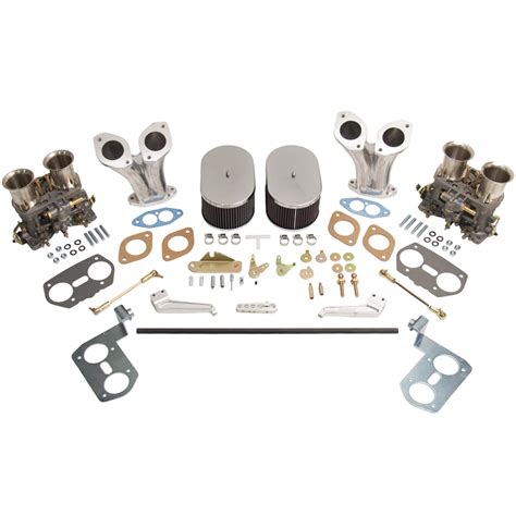 Weber Dual 40 Idf Carburetor Kit With Hex Bar Linkage And Air Cleaners