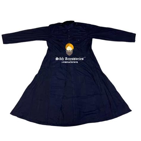 Buy Dark Navy Blue Chola With Back Khanda Online Product ID-028