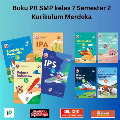 Jual Buku Pr Interaktif Smp Kelas 7 Semester 2 Kurikulum Merdeka Intan Pariwara Th 2024 Shopee