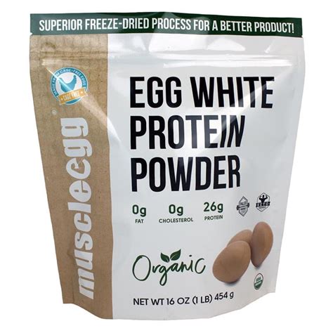 NEW!! Organic Egg White Protein Powder | MuscleEgg Egg Whites