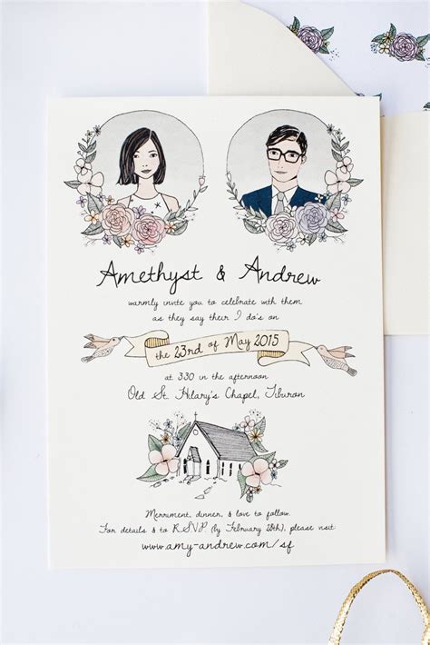 Wedding Invitation Graphic Design - jenniemarieweddings