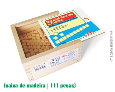 Material Dourado Pe As Caixa Em Madeira Carimbras