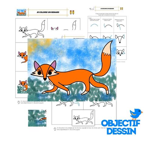 Renard Pas Pas Niveau Objectif Dessin