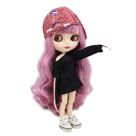 Free Shipping Factory Blyth Doll 280bl1063 Long Pink Hair With Bangs