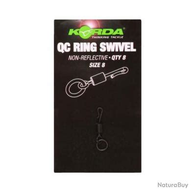 Emerillon Korda Quick Change Swivel Ring N11 Agrafes Emerillons