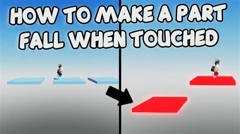 HOW TO MAKE A PART FALL WHEN TOUCHED Roblox Studio Tutorial YouTube