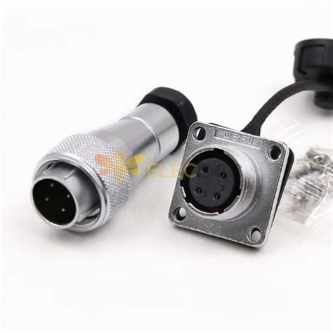 Wf Pin Ta Z Straight Waterproof Connector Male Plug And Square