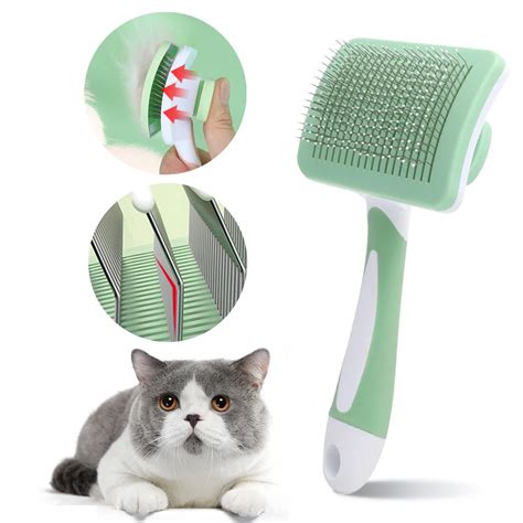 Brosse De Toilettage En Acier Inoxydable Pour Animaux De Compagnie