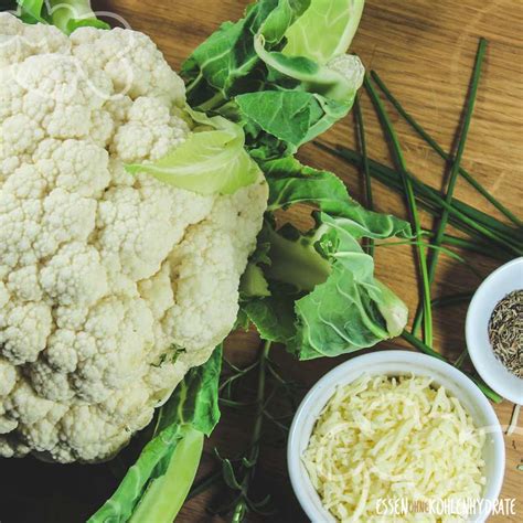 Überbackener Blumenkohl Essen ohne Kohlenhydrate