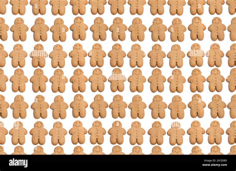 Gingerbread Man Seamless Pattern Hi Res Stock Photography And Images