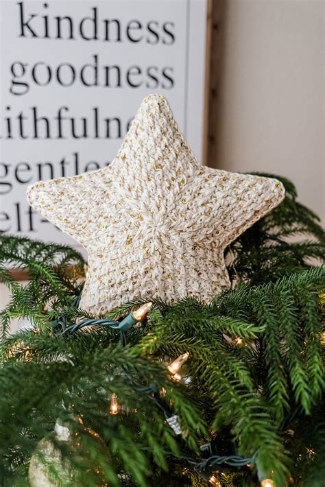 Crochet Pattern Alpine Star Tree Topper