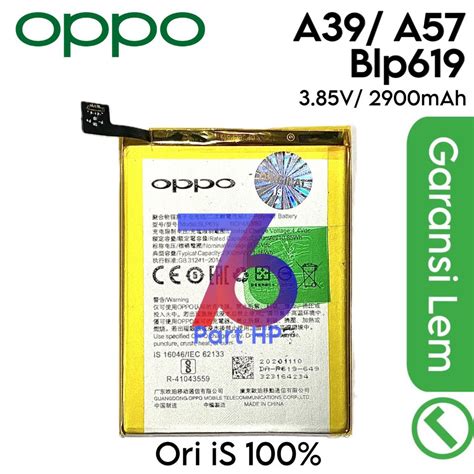 Jual Baterai Original Is Blp Blp Oppo A A