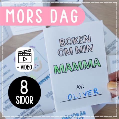 Mors Dag Boken Om Min Mamma Teach Academy