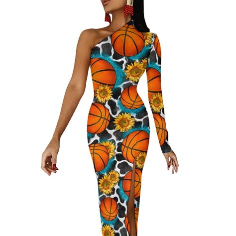 Sexy Evening Dress With Basketball Pattern Basketball Dresses Etsy