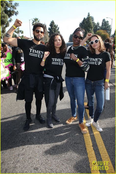 Natalie Portman, Jussie & Jurnee Smollett, & More March with Time's Up ...