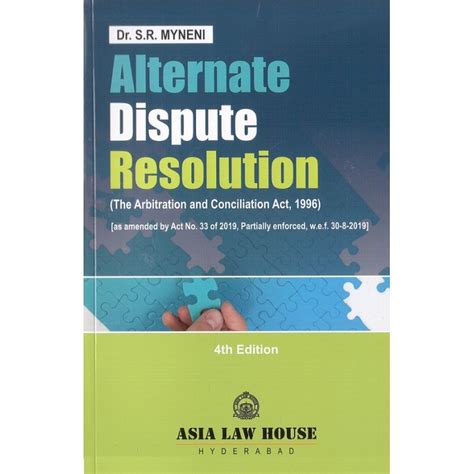 Asia Law House S Alternate Dispute Resolution ADR For BSL LL B By