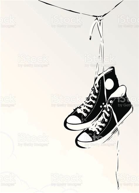 Running Shoes Hanging