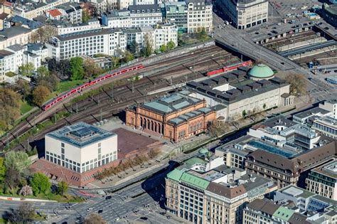 Luftaufnahme Hamburg Museums Gebäude Ensemble Hamburger Kunsthalle