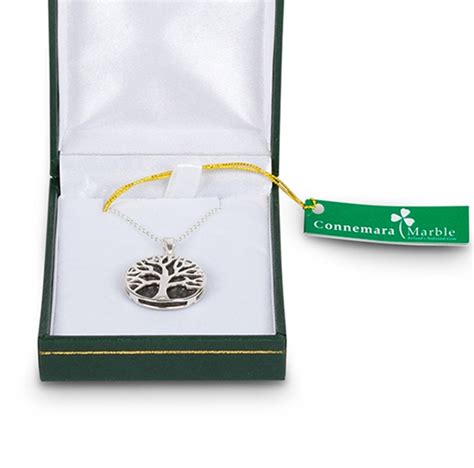 Connemara Marble Tree Of Life Pendant House Of Claddagh Irish Collections